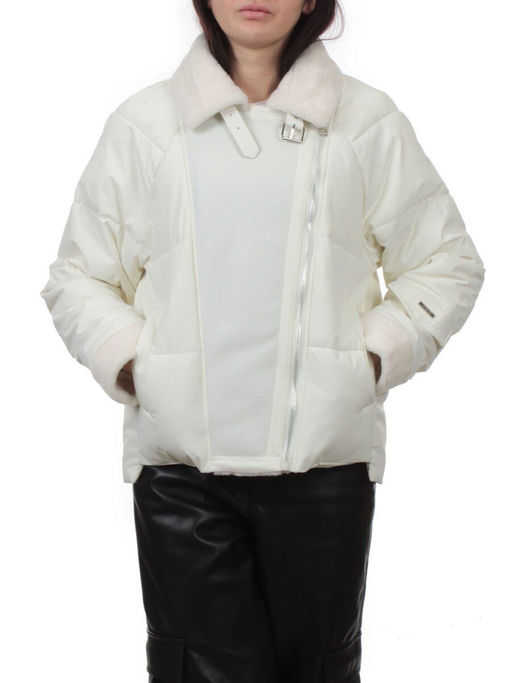 S24-163 MILK Куртка демисезонная женская (100 гр. холлофайбер) - Fashion фото 3