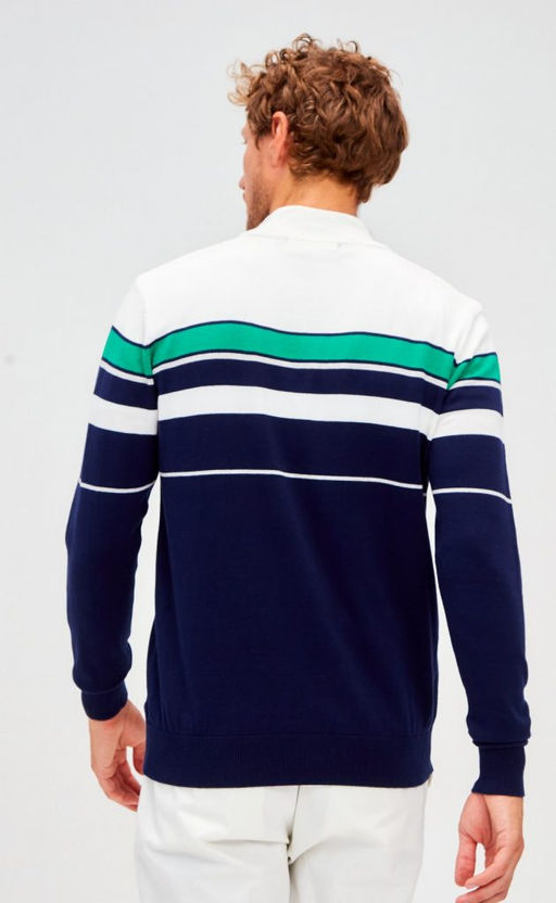 Джемпер F221-15-1747 navy-green - Fine joyce фото 5