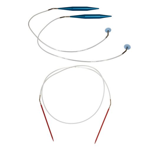 Спицы GAMMA разборные круговые в наборе SN-10 алюминий d 2.75-10.0 мм 26 шт в пенале фото 6