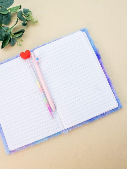 Блокнот плюшевый Love mouse, blue mix, 21,5х15см, плотность 70 гр.