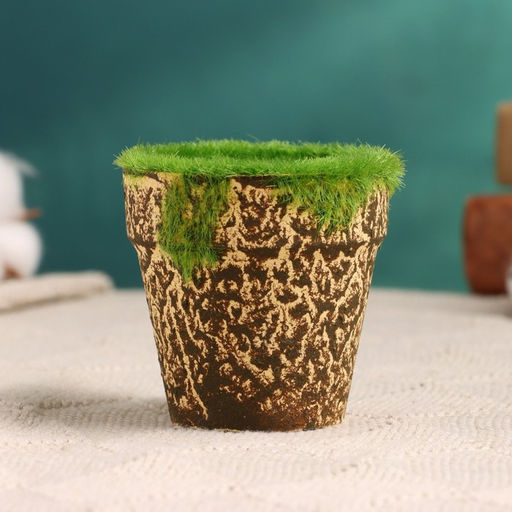 Цена за 4 шт. Флористическое кашпо «Трапеция», 6×6×6 см, пластик, с вкладышем из пенопласта