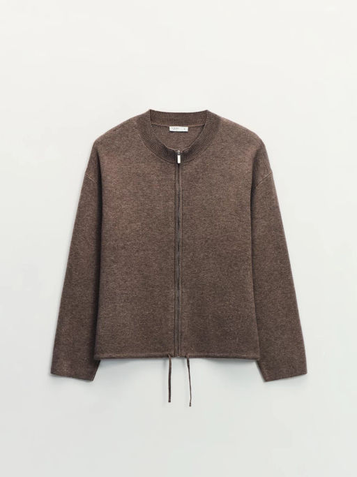 Оверсайз джемпер на молнии / Zarina фото 7