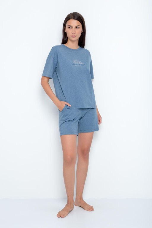 Е 40026/капитанский синий шорты жен - Very neat фото 5