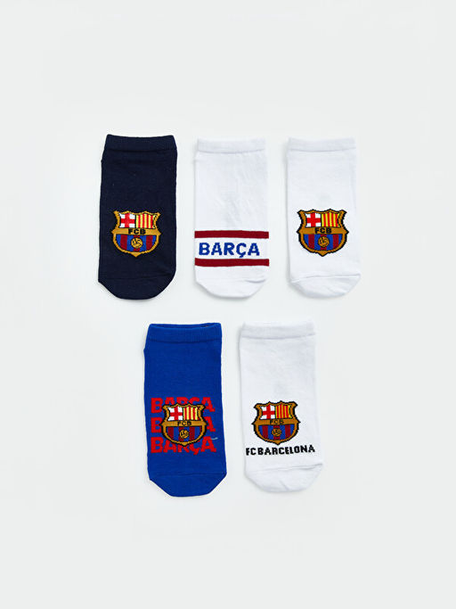 FC Barcelona Lisansl? Erkek ?ocuk Patik ?orap 5li