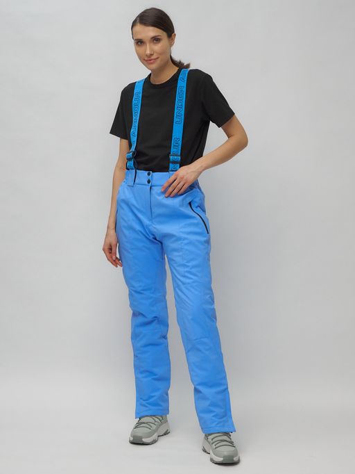 Горнолыжный костюм женский синего цвета 020231S - Chunmai фото 24