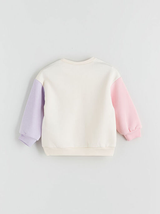 Bisiklet Yaka K?z ?ocuk Sweatshirt