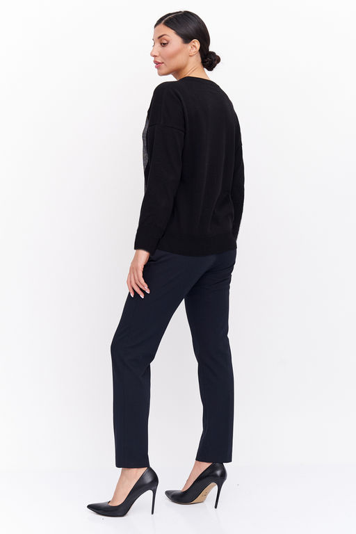 Джемпер Д 3227/черный (1410) - Текстильная мануфактура фото 5