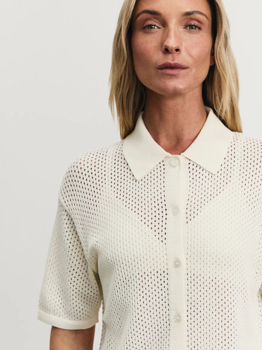 Вязаный кардиган на пуговицах из вискозы / Zarina  фото 7