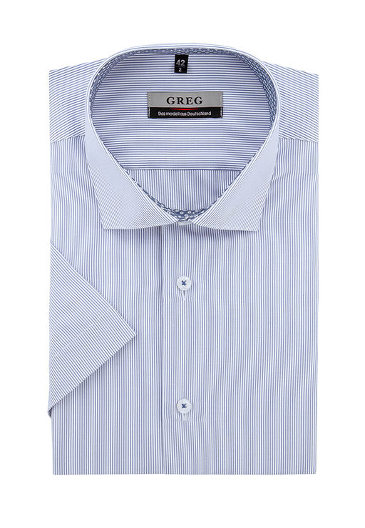 Сорочка мужская короткий рукав GREG 121/109/1017/Z/1  фото 2