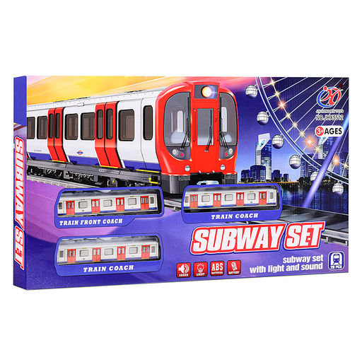 Железная дорога "Subway set" в коробке