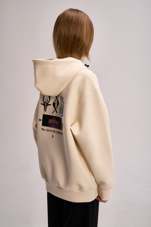 Толстовка на молнии Бежевый KAI Knit Track Top - Anta фото 5
