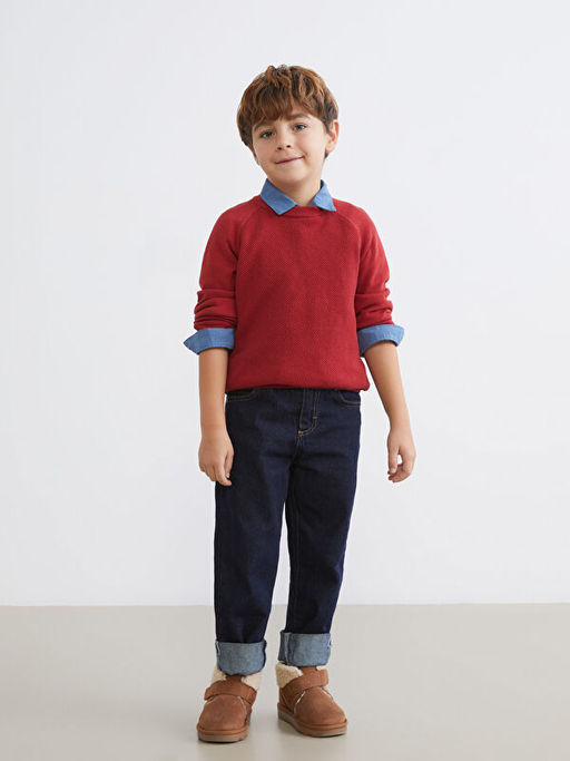 Erkek ?ocuk Basic Triko Kazak