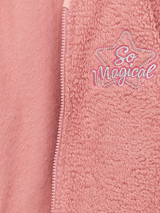 K?z Bebek Fermuarl? Sweatshirt