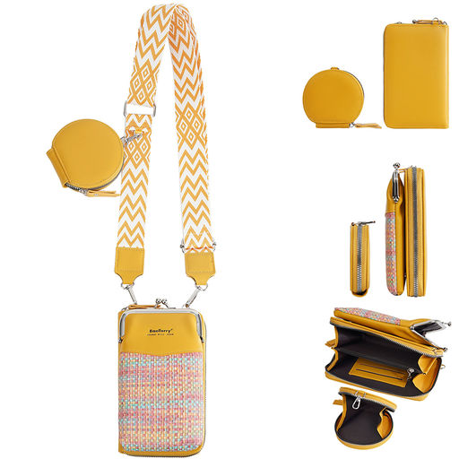 Сумка BAG-N8935-Yellow - Ferro фото 3