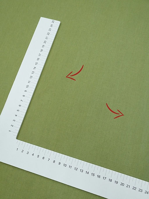 Поплин цв.Кленовый зеленый, СОРТ2, ш.2.2м, хлопок-100%, 105гр/м.кв - Купава фото 4