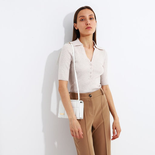 Сумка-мессенджер на магните, цвет белый - Simaland фото 7