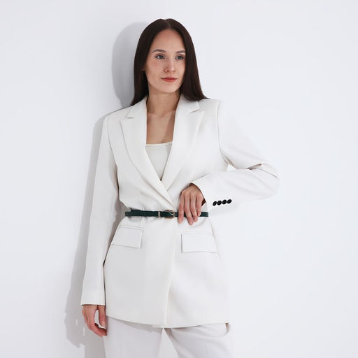 Ремень женский, ширина 1.4 см, пряжка металл, цвет зелёный - Simaland фото 3