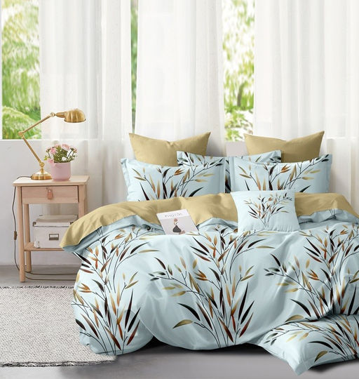 Постельное белье - Поплин Премиум 6308 Сандера 2-спальный с Евро простыней - Luteks фото 2