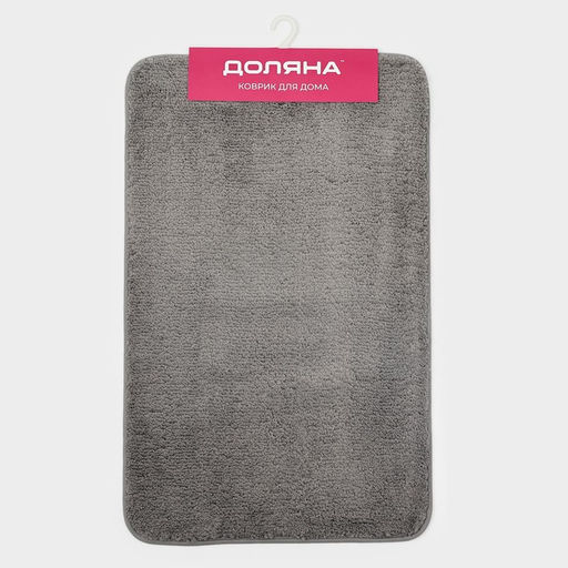 Коврик для дома Доляна Нина, 50?80 см, ворс короткий, серый  фото 6