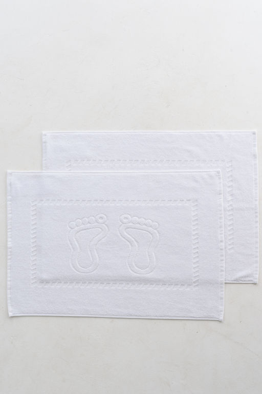 Комплект полотенец для ног махровое Софатекс 50 * 70 коврик ножки 2шт