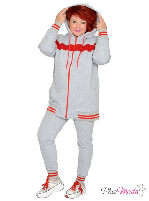 Толстовка Модель №1682 размеры 44-84 - Plusmoda фото 8