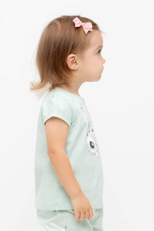 Crockid _ КР 302702/пастельно-зеленый к543 фуфайка (футболка) д/дев яс  фото 4