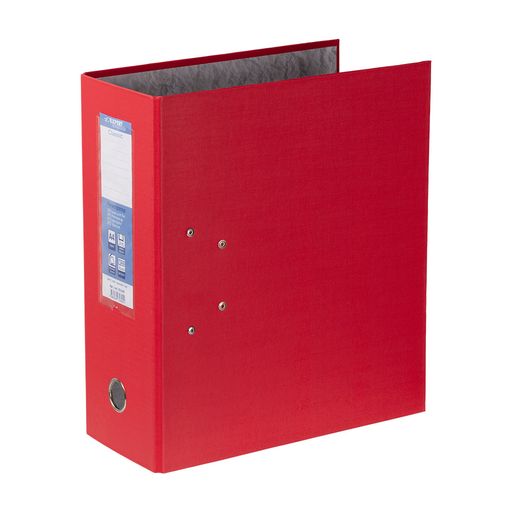 Expert Complete Регистратор PVC 125 мм 15 шт. Classic A4 арочный механ. лён красный 251543