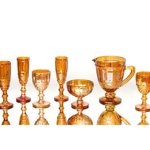 Кувшин для воды Magistro «Ла-Манш», 1,1 л, 14×20 см, стекло, цвет янтарный