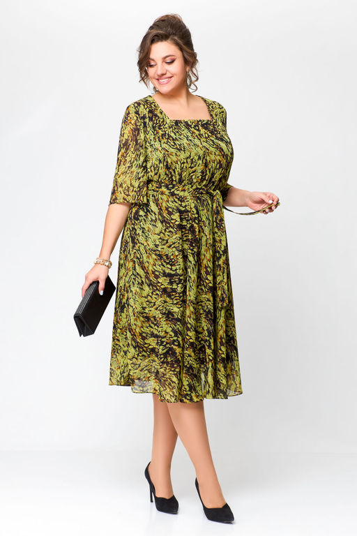 Блуза Swallow 803.2 черный+серебряный узор фото 1043