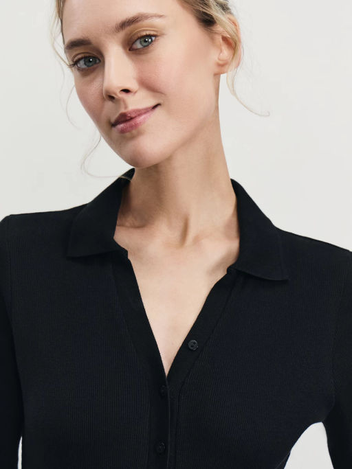 Боди в рубчик из хлопка / Zarina  фото 6