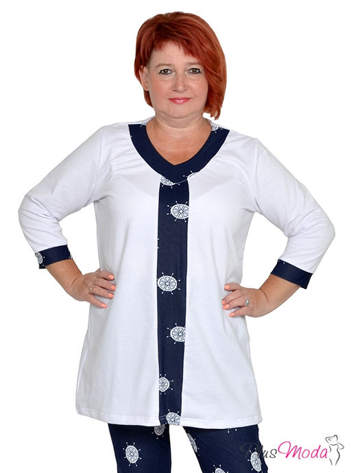 Туника Модель №1289 размеры 44-84 - Plusmoda фото 2