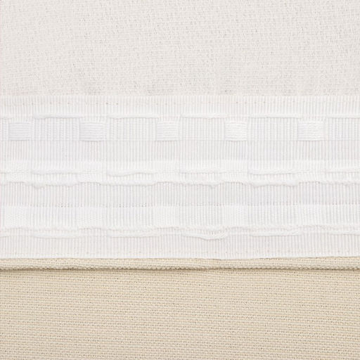 Штора портьерная «Этель. Структурная», 130×300 см, молочная