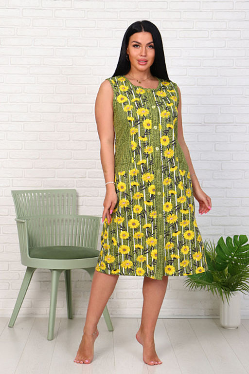 Халат женский на пуговицах (921-2) - Плиона фото 21