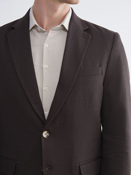 Dar Kal?p Erkek Blazer Ceket
