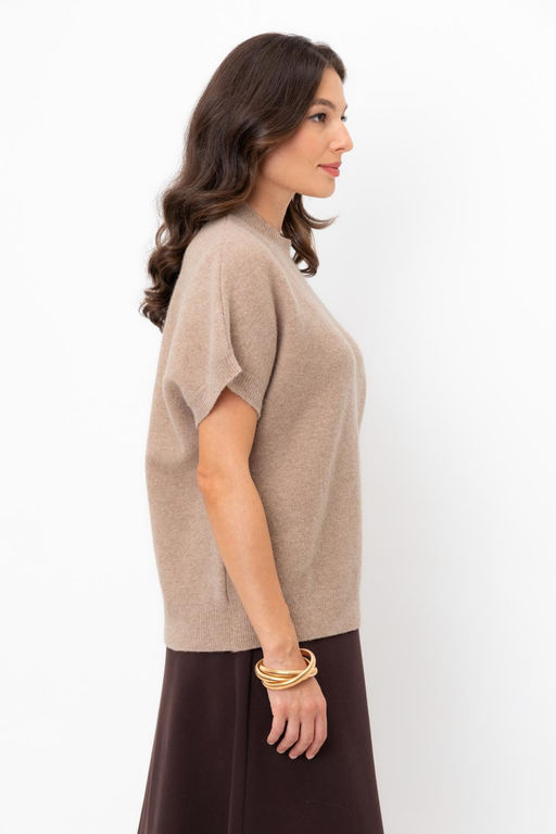 ЕВ 30181/ш/бежевый джемпер жен