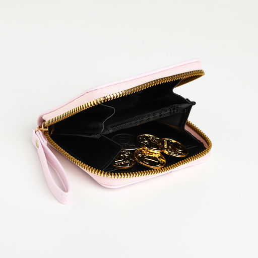 Кошелёк для девочки «Щеночек», на молнии, розовый