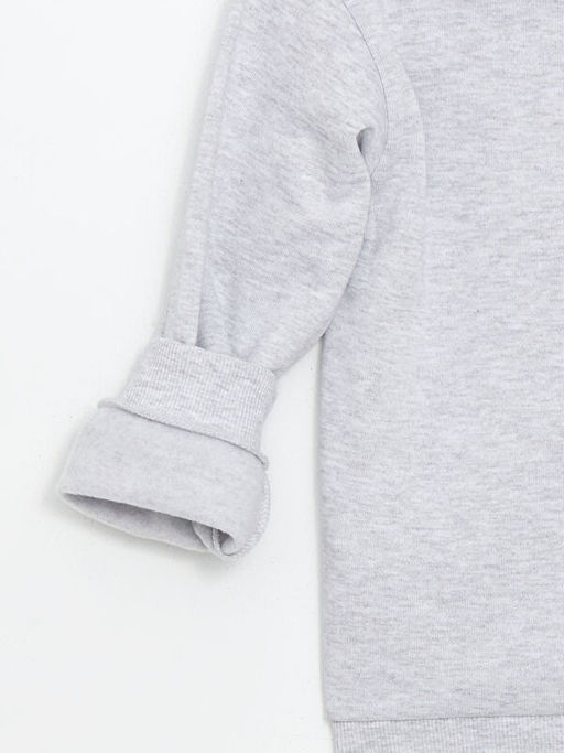 Kap??onlu Minecraft Bask?l? Erkek ?ocuk Kal?n Sweatshirt