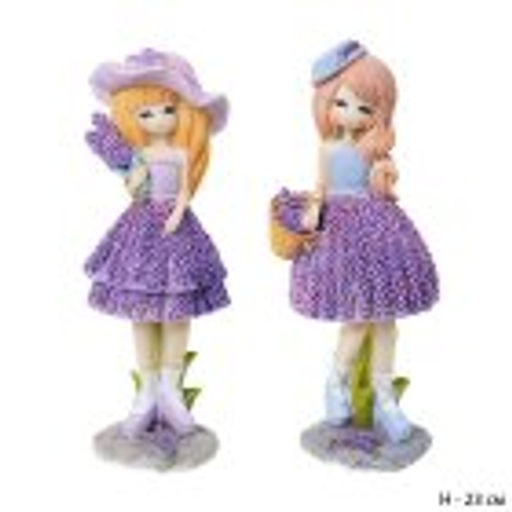 Фигурка Девушка Лаванда 23 см / 9633 /уп 48/микс - Галеонтрейд фото 6