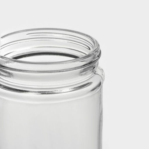 Банка для сыпучих Доляна «Премиум», 700 мл, 20×8 см, с металлической крышкой, стекло, прозрачная