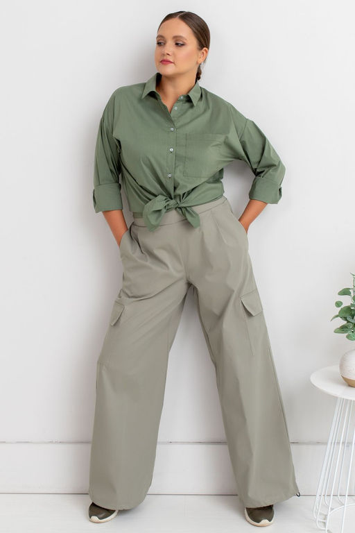 Брюки МБ-231 оливка - Angelika фото 7