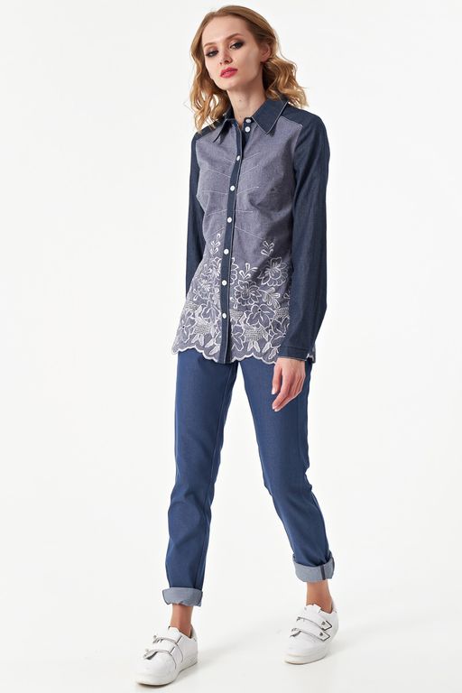 Рубашка М5-3978 - Wisell фото 4