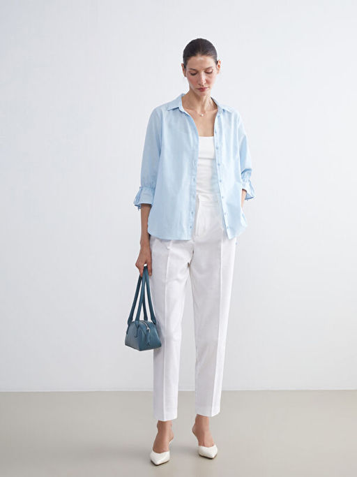 Regular Fit F?rf?rl? Kad?n G?mlek