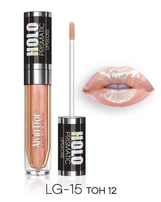 Alvin Dor LG-15 Блеск для губ Holo Prismatic тон 12