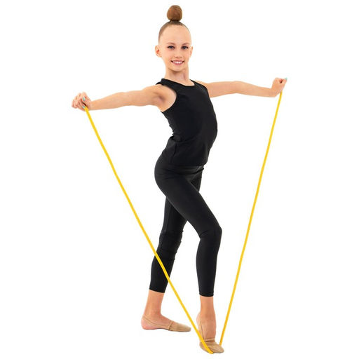 Скакалка гимнастическая утяжелённая Grace Dance, 3 м, 180 г, цвет жёлтый  фото 4