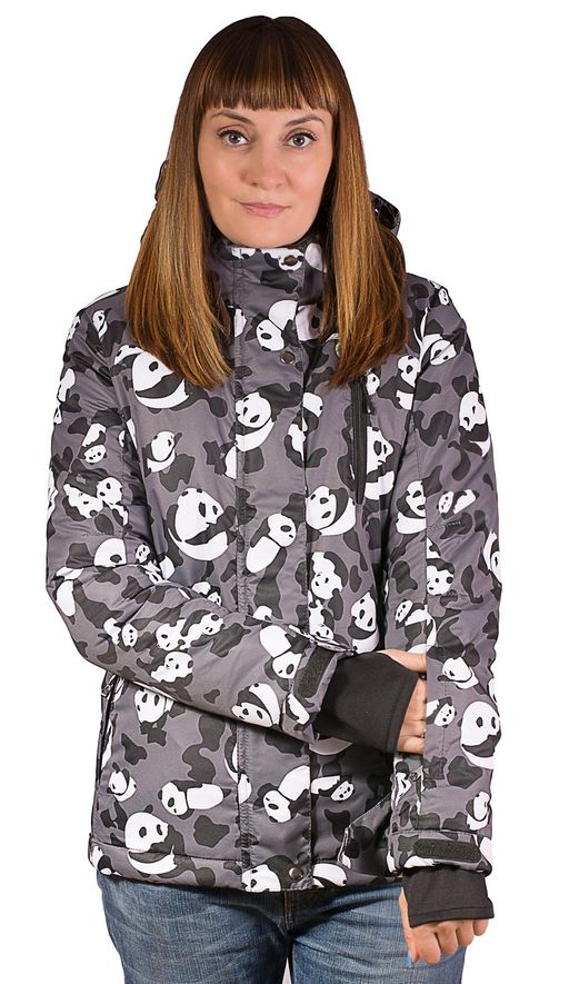 Женская Горнолыжная куртка Панда-1 Sportsolo.ru  фото 2