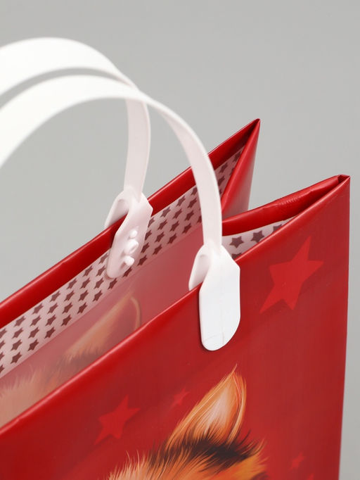 Цена за 10 шт. Пакет подарочный «Котёнок», мягкий пластик, 23×27 см, 150 мкм