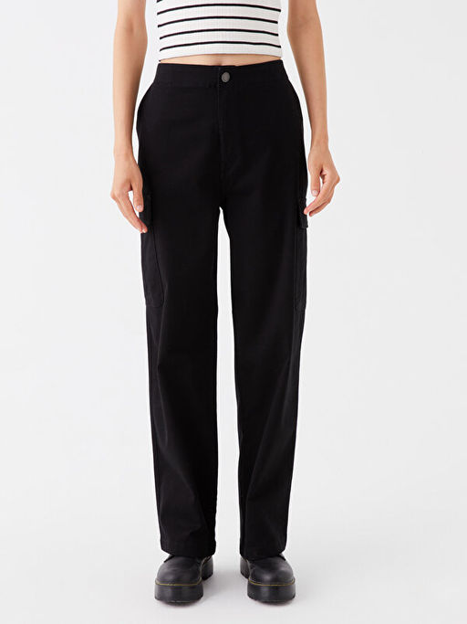 Standart Fit Kad?n Kargo Pantolon