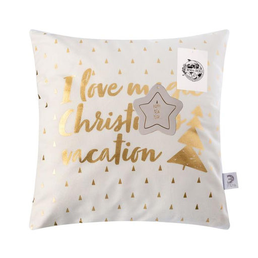 Наволочка декоративная Этель Magic Christmas 40х40 см, 100% п/э, велюр  фото 5