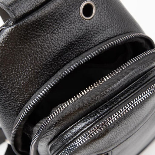 Сумка слинг, искусственная кожа, цвет чёрный - Simaland фото 2