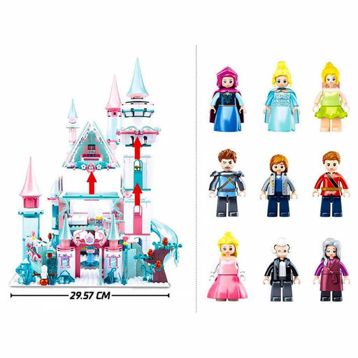 Конструктор Розовая Мечта Sluban «Зимние сказки», 1324 детали